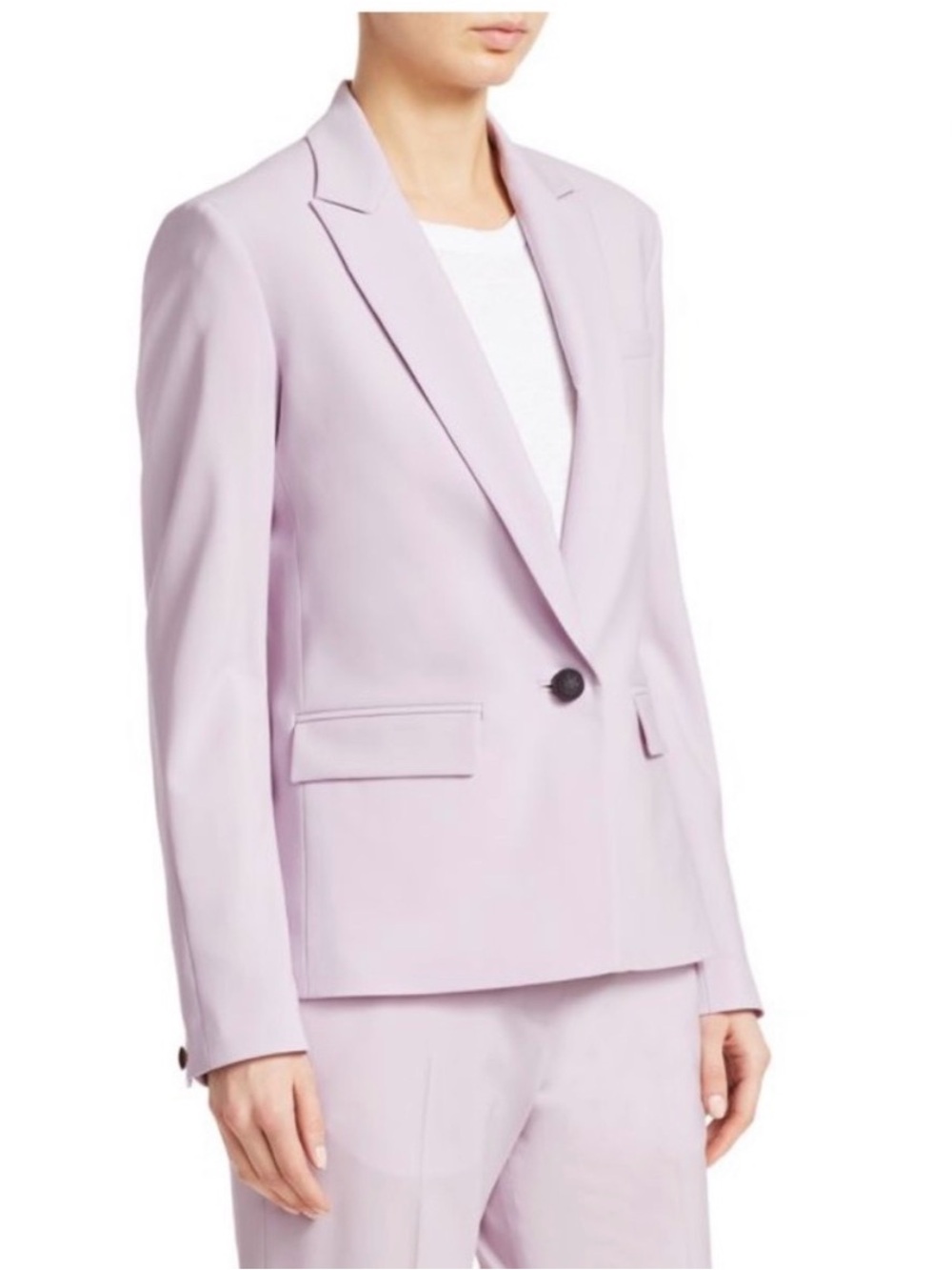 Rag & Bone Lavender Cairo Single-Button Tailored Blazer